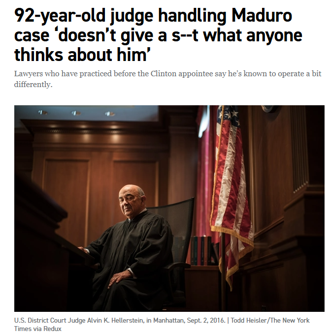 “世纪审判”首次听证会：马杜罗“我无罪、我是个正直的人”，法官“92岁高龄	”	，“36年前有先例” - 图片4